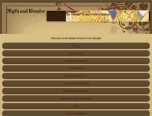 Tablet Screenshot of mythandwonder.com
